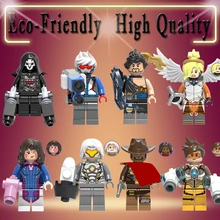 Строительные блоки собственные игрушки Д. Ва Джесси Маккри жнец Солдат 76 симада хензо Мерси Tracer фигурка детская игрушка подарок 0230