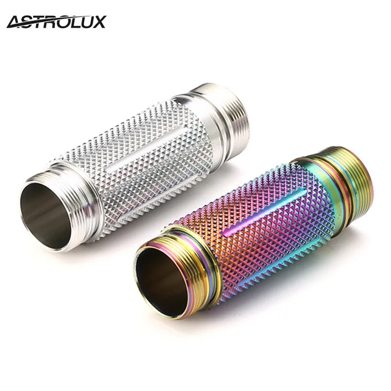 Цветной светодиодный фонарик Astrolux S41S/S41S удлинитель 18650 трубка для горелки|torch