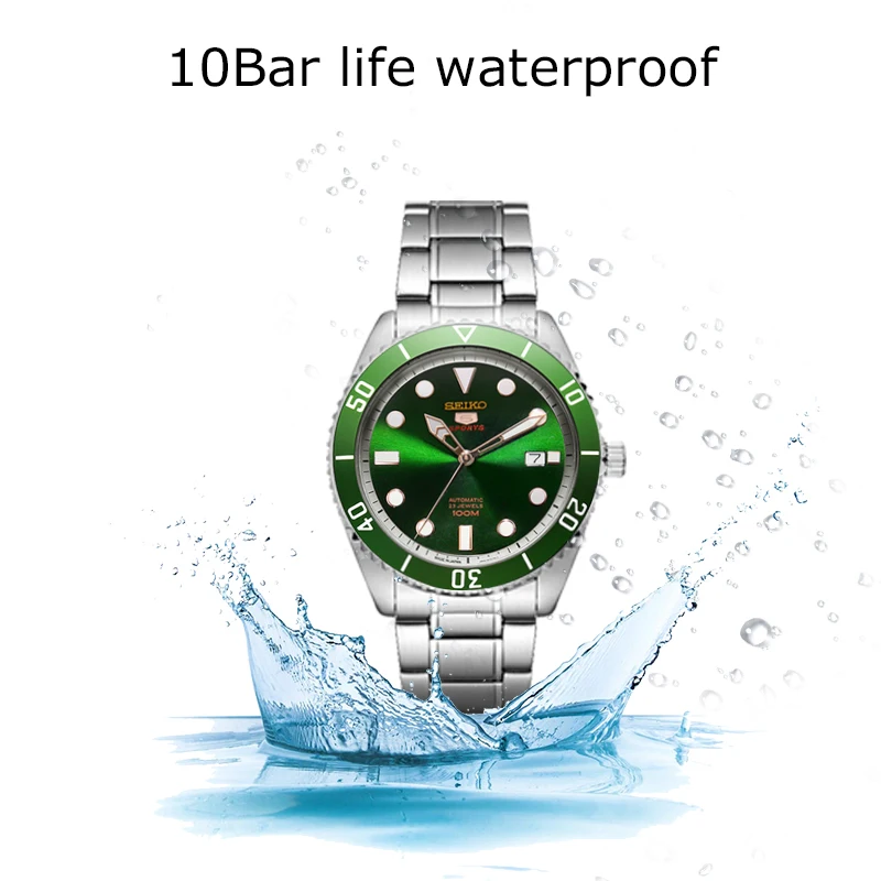 Мужские автоматические механические часы SEIKO 5 100% оригинальные