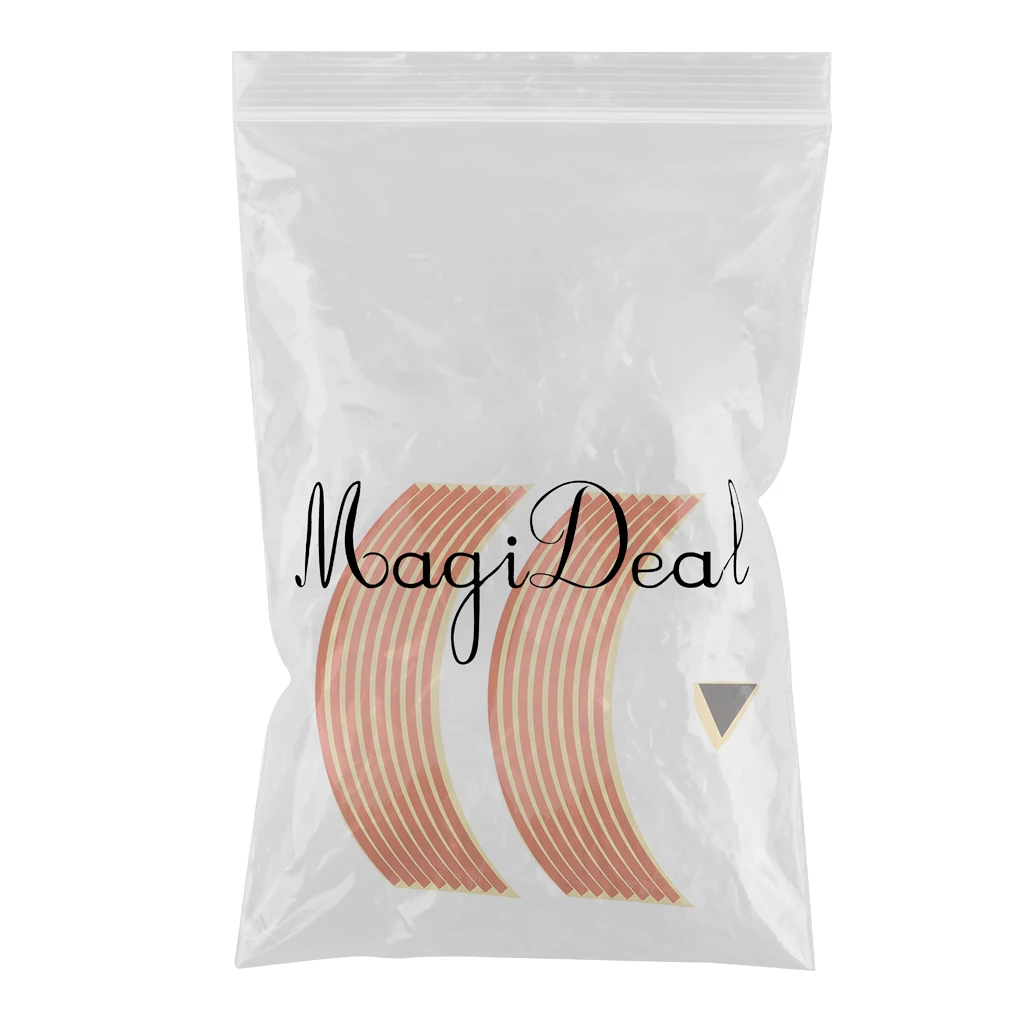 Reflective Speed Tapered Wheel Rim Tape Stripe fit Motorcycles, Cars, Trucks Glossy Vinyl - Durable And Waterproof