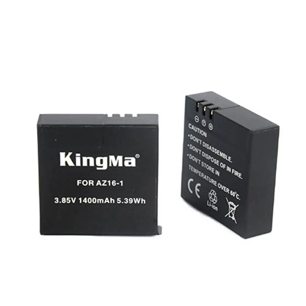 1400mAh AZ16-1 Battery For Xiaomi Xiaoyi Yi Lite 4K 4K+ 360 VR+LED 2 Slots Charger For Xiaomi Yi Lite 4K 4K+360 VR Action Camera (7)