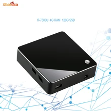 7Gen kaby Lake Мини-ПК HTPC комплект NUC Stlye Intel Core i7 7500U карман поделки хозяин настольных гостиная компьютер Бесплатная доставка