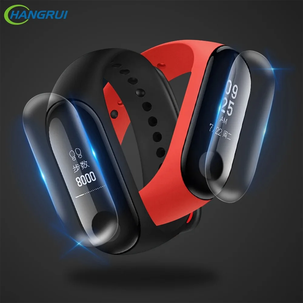 1/2 предмета в комплекте для Xiaomi mi Band 3 Экран протектор Band3 смарт-браслет гидрогель