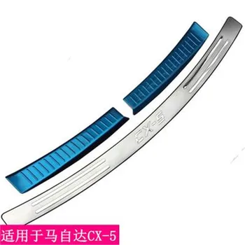 

Car styling For Mazda CX-5 CX5 2012 2013 2014 2015 2016 Stainless Steel Rear Bumper Protector Sill Trunk Tread Plate Trim