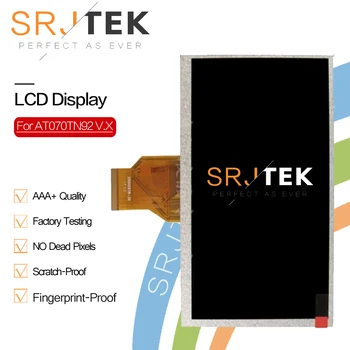 

Srjtek 7.0" INNOLUX For AT070TN92 V.X LCD Screen 7DD1+1 FPC 800*480 for Tablet Car DVD lcd 165*100*3mm