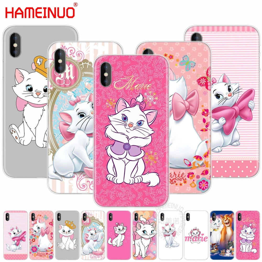 

HAMEINUO aristocats marie cell phone Cover case for iphone X 8 7 6 4 4s 5 5s SE 5c 6s plus