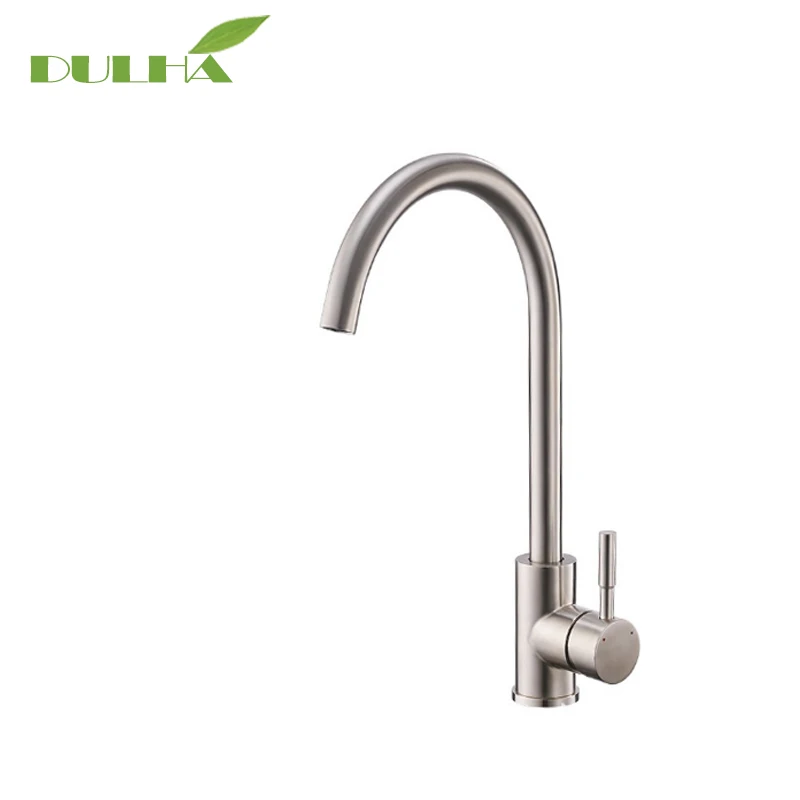 Kitchen Faucet Mixer Tap Stainless Steel Nickel Vessels Sink Hot Cold Water Taps 360 Degree Swivel Rotate Faucets Free Shipping Kitchen Faucet Mixer Tap Stainless Steel Nickel Vessels Sink Hot Cold Water Taps 360 Degree Swivel Rotate Faucets Free Shipping