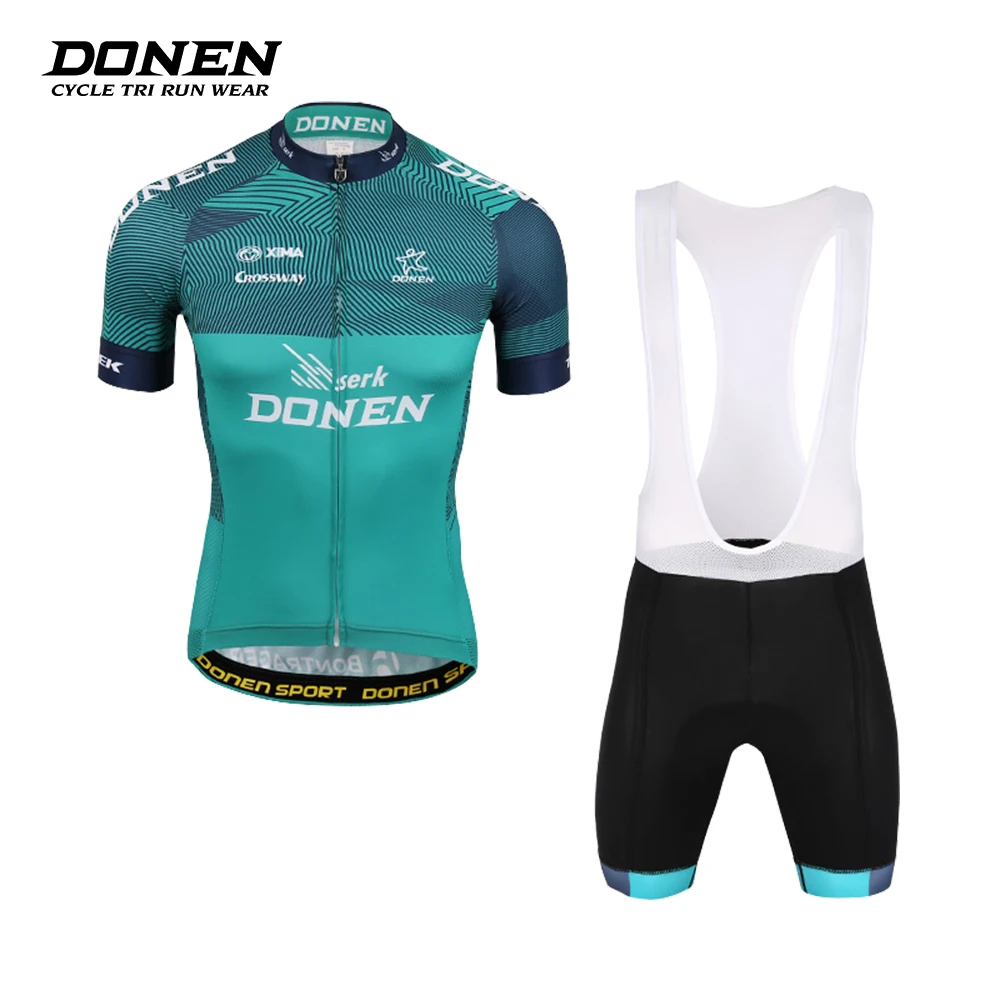 DONEN PRO Team jersey Наборы для мужчин летние велосипедные Джерси велосипедные шорты велотрусы ropa ciclista для мужчин