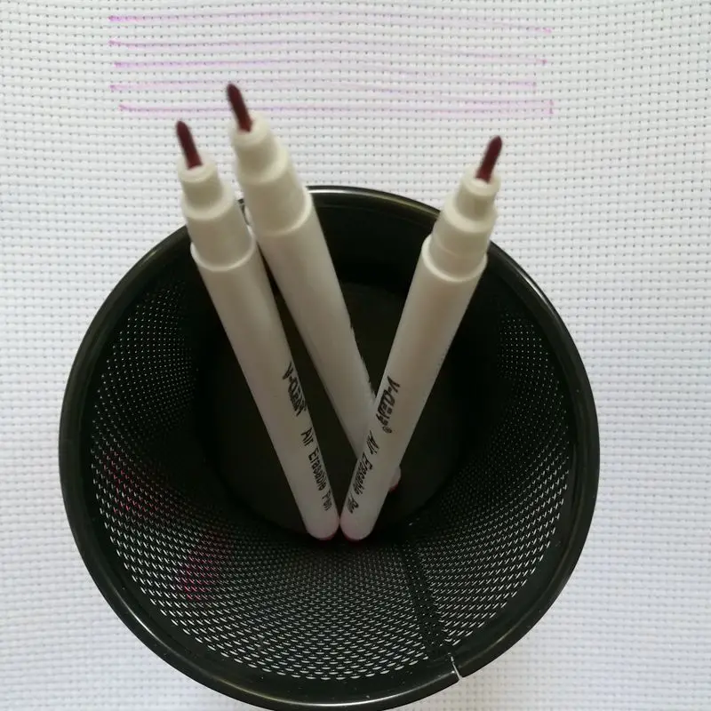 VCLEAR розовая воздушная стираемая ручка Chaco Ace 3 шт авто исчезающая ручка Chako Ace ручка для маркировки одежды ручка текстильный маркер ткань стираемая ручка