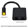 Digital SPDIF Optical Audio Splitter Adapter 2 Way Toslink Splitter SPDIF Optical Cable Splitter Hub 1 input 2 Output ► Photo 2/6