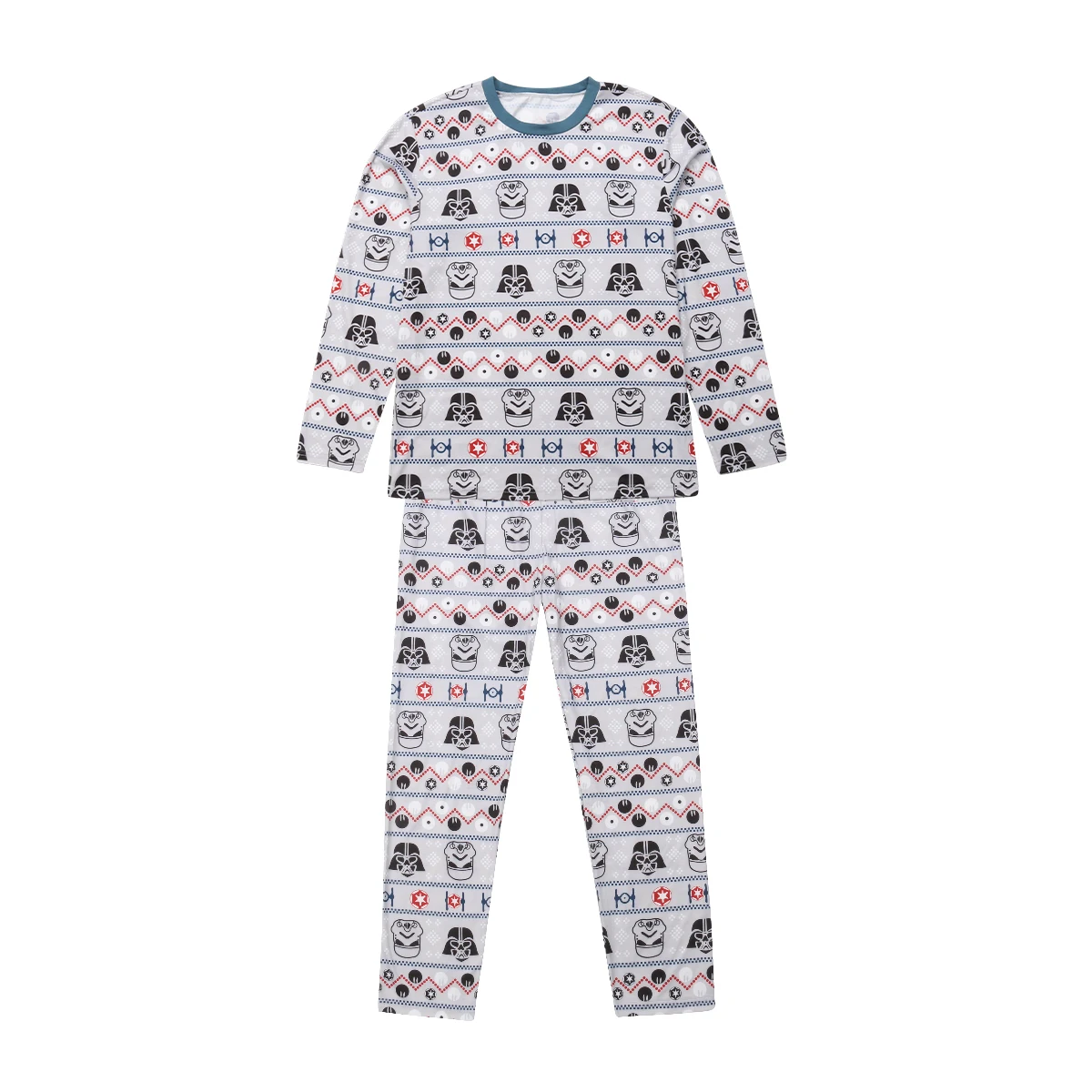 Pudcoco/Рождественские одинаковые пижамы для всей семьи с принтом «Звездные войны»; пижамы; Рождественская одежда для сна; одежда для сна для мальчиков и девочек; Рождественский пижамный комплект