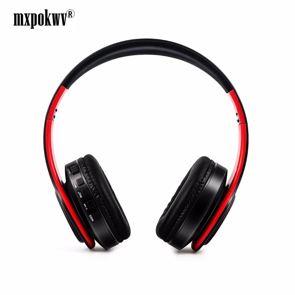 

MxPokwv Wireless Headphone Bluetooth Headset Foldable Headphone Adjustable Earphones With Microphone For PC mobile phone Mp3