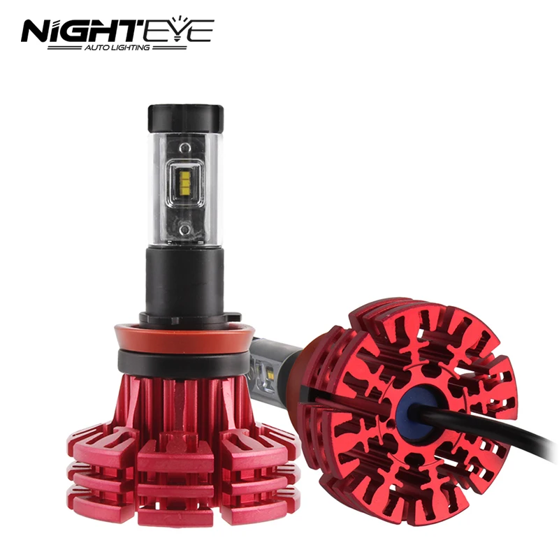NIGHTEYE 12V H11 LED Car Headlights Kit 10000LM 60W 6500K Auto LED Lights Bulbs Automobile LED