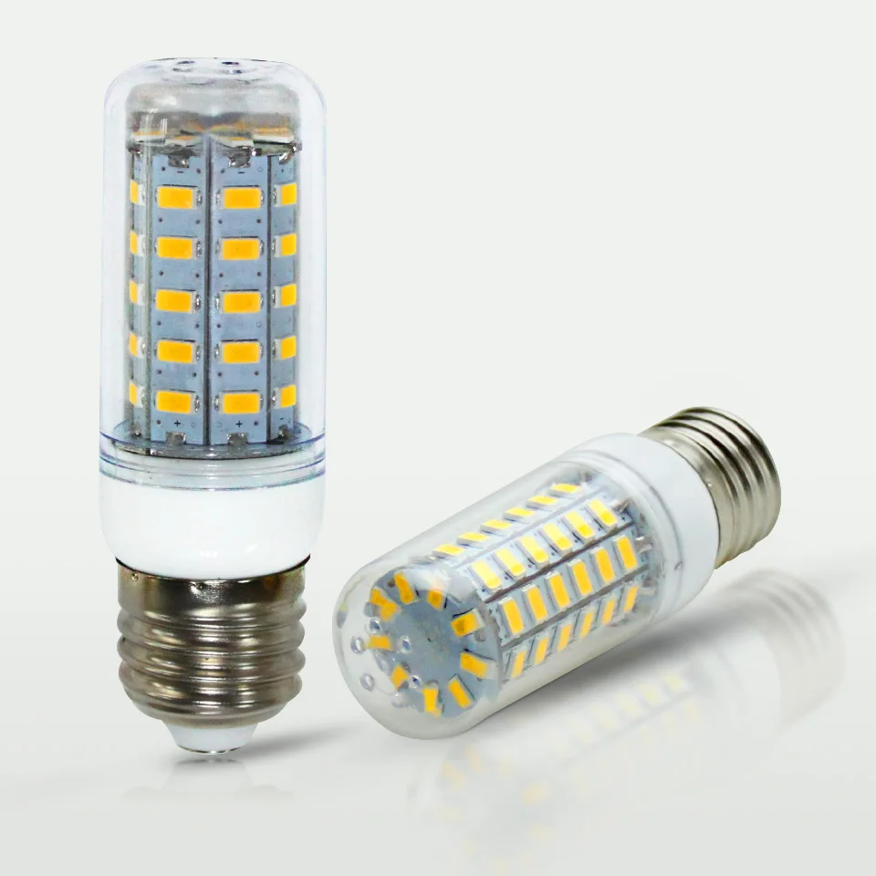 E14 светодиодный 220 v Светодиодный лампочки 24 36 48 56 69 светодиодный s светильник-прожектор 360 градусов освещения теплый белый/холодный белый Светодиодный лампы для дома