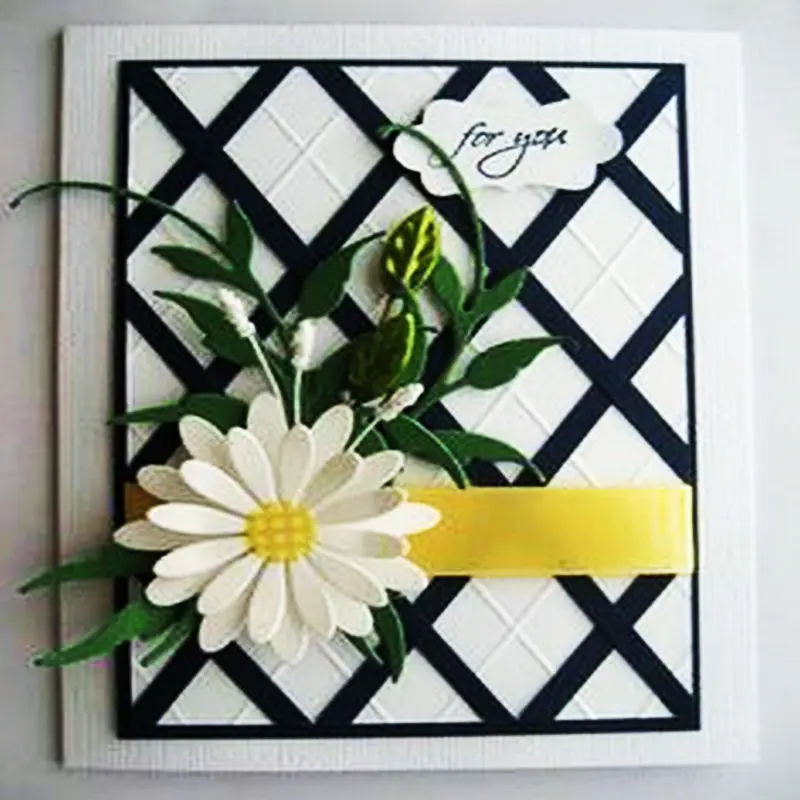 Flower Shape Cutting Die Embossing Stencil for DIY Scrapbooking &amp Stamping Photoalbum Card Decorative | Дом и сад