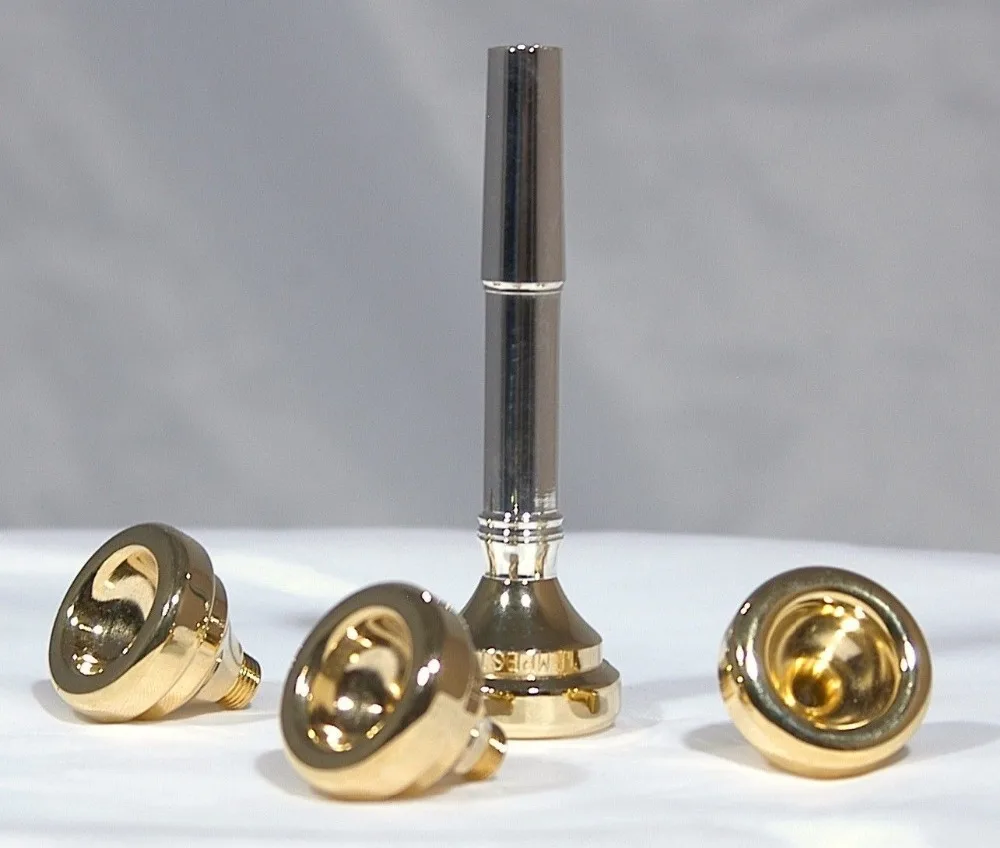Trumpet Accessories 1 1/2C 7C 5C 3C Size Trumpet Mouthpiece Copper Gold