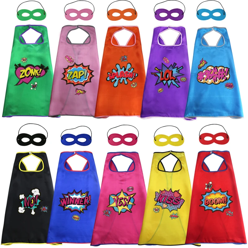 

10 pcs D.Q.Z 70*70cm Girls Rolls Stickers Superhero Cosplay Super Power Party Sticker Play With Friends Bang Heroes Party
