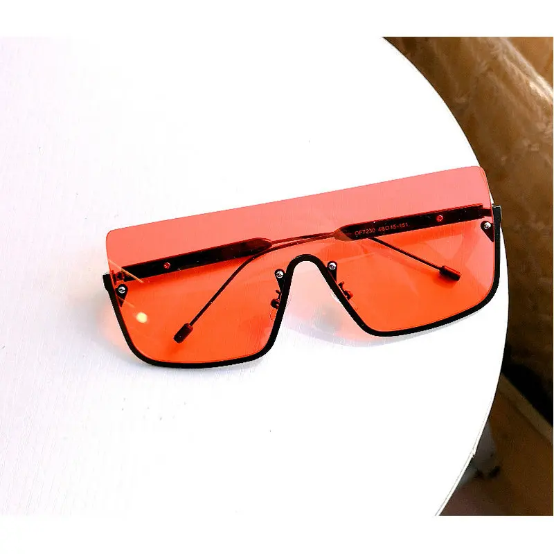 MINCL/ модный стиль, большая оправа с защитным козырьком солнцезащитные очки Для женщин с плоским верхом маска зеркальные очки Для мужчин Роскошные очки для защиты от ветра UV400 NX
