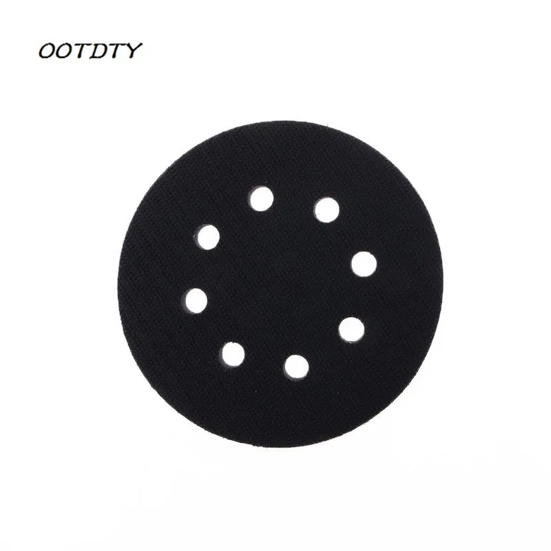 

5 Inches 8-Hole Soft Sponge Interface Pad for Sanding Pads Hook&Loop Sanding Discs for Uneven Surface Polishing Power Tools
