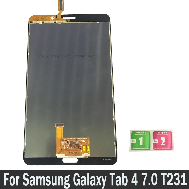 

New For Samsung Galaxy Tab 4 7.0 T231 SM-T231 LCD Display Tablet Touch Screen Digitizer Sensors Assembly Panel Replacement Parts