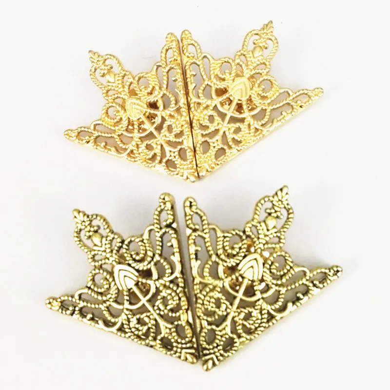 1 пара треугольная металлическая брошь Bovvsky в винтажном стиле|shirt collar brooch|brooch pinsmetal