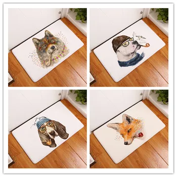 

2017 New Home Decor Cartoon Print Carpets Non-slip Kitchen Rugs for Home Living Room Floor Mats Bathroom Esteras