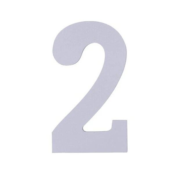 

Pure White Wooden Numbers For Wedding Birthday Holiday Home Decorations Decorative Wood Numbers Craft (Number 2)