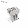 Mini Single Phase Solid State Relay SSR Aluminum Heat Sink Dissipation Radiator Newest Rail Mount For 10A-40A Relay ► Photo 1/6