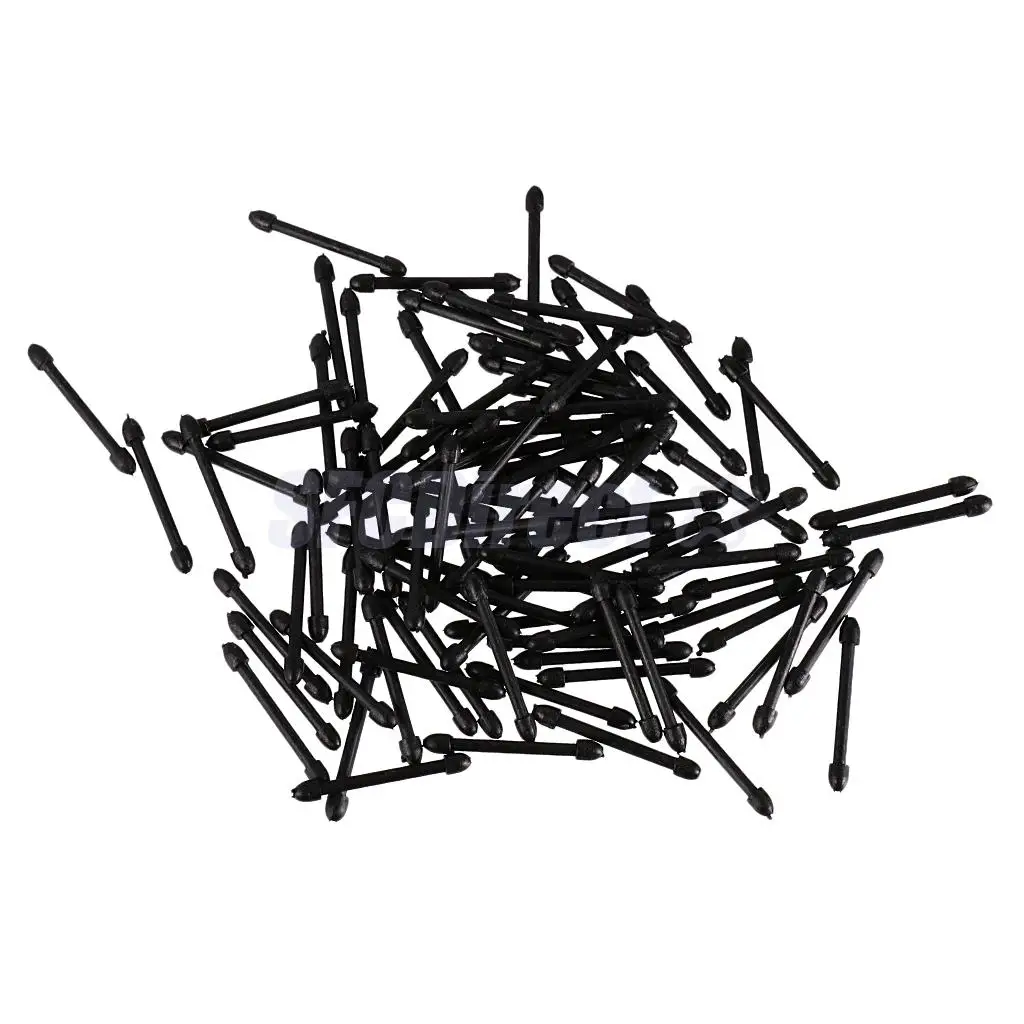100pcs Plastic Space Bean Connector Rolling Fishing Float Accessory
