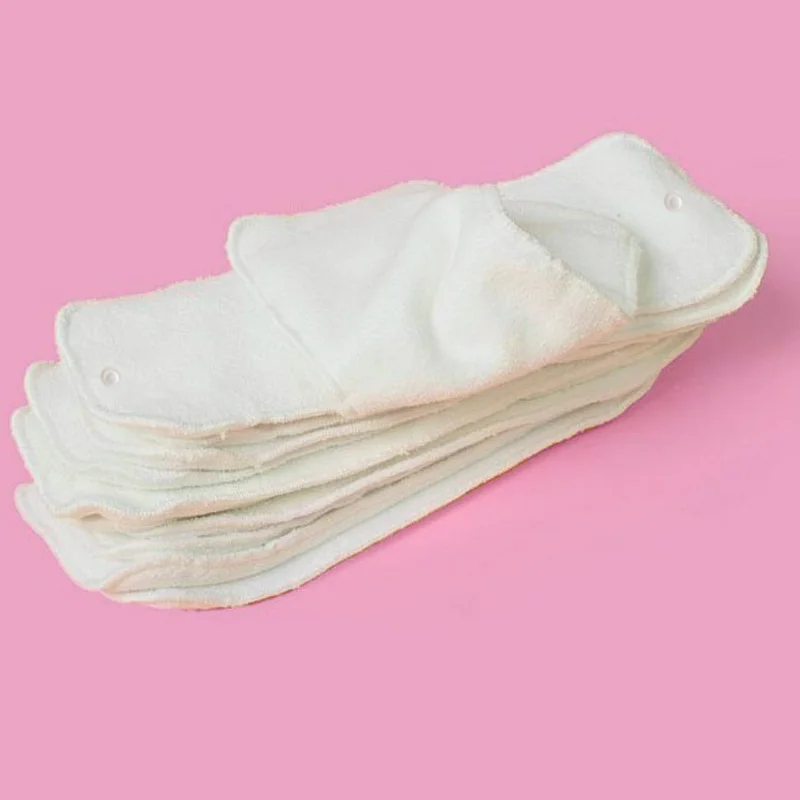 

washabl hemp+cotton baby diaper insert nappy nappies Original Fabric 20pcs/lot 3layers hemp+cotton