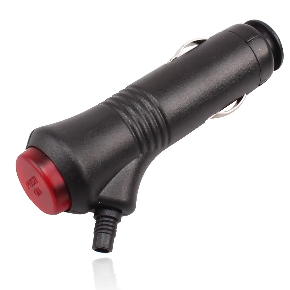 12V 24V Male Car Cigarette Lighter Socket Plug Connector Fuse On Off