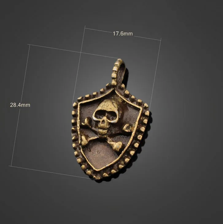 

50pcs Antique Bronze Skull Head Charms Jewelry Findings Pendants-DIY Jewelry Necklace Bracelet Fashion Accessories28.4mmX17.6mm