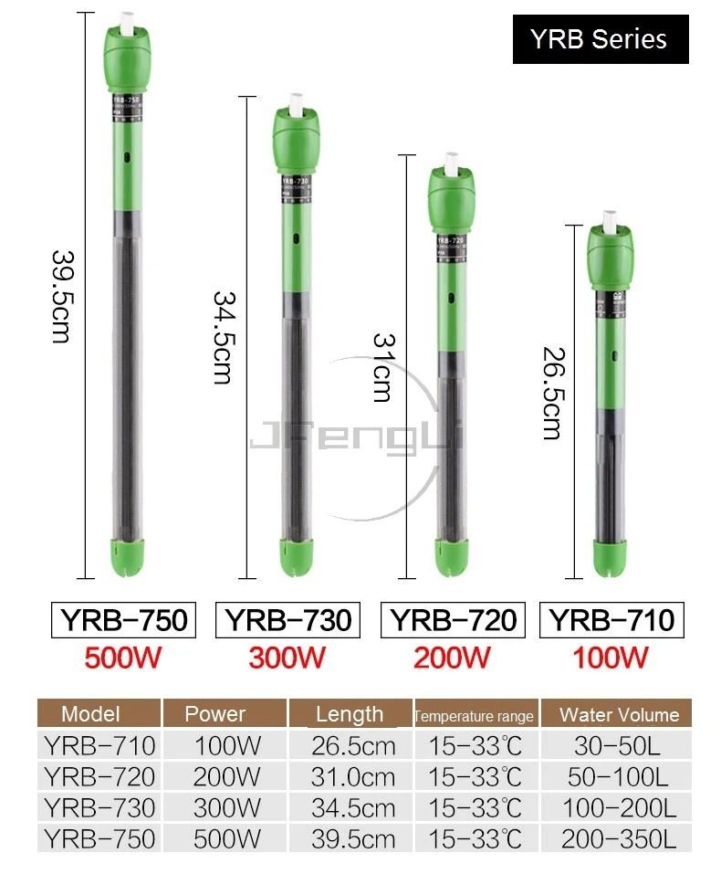JFENGLI SUNSUN JRB YRB аквариумный бак с подогревом автоматическая постоянная температура Взрывозащищенная черепаха цилиндр нагреватель аквариум