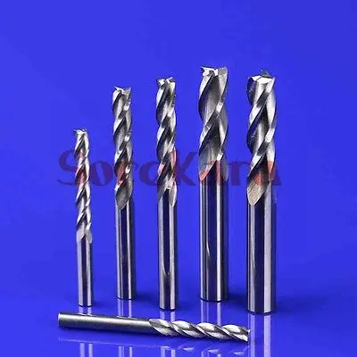 

3.175*25mm CNC Tool 3 Flutes Blade Router Bit Milling Cutter HSS Carbide End Mill Engraving Bits