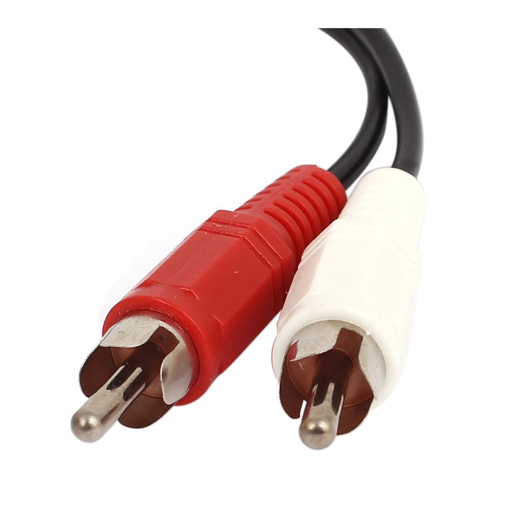 HFES 3.5 mm stereo female 2 RCA male AV cable auxiliary audio adapter