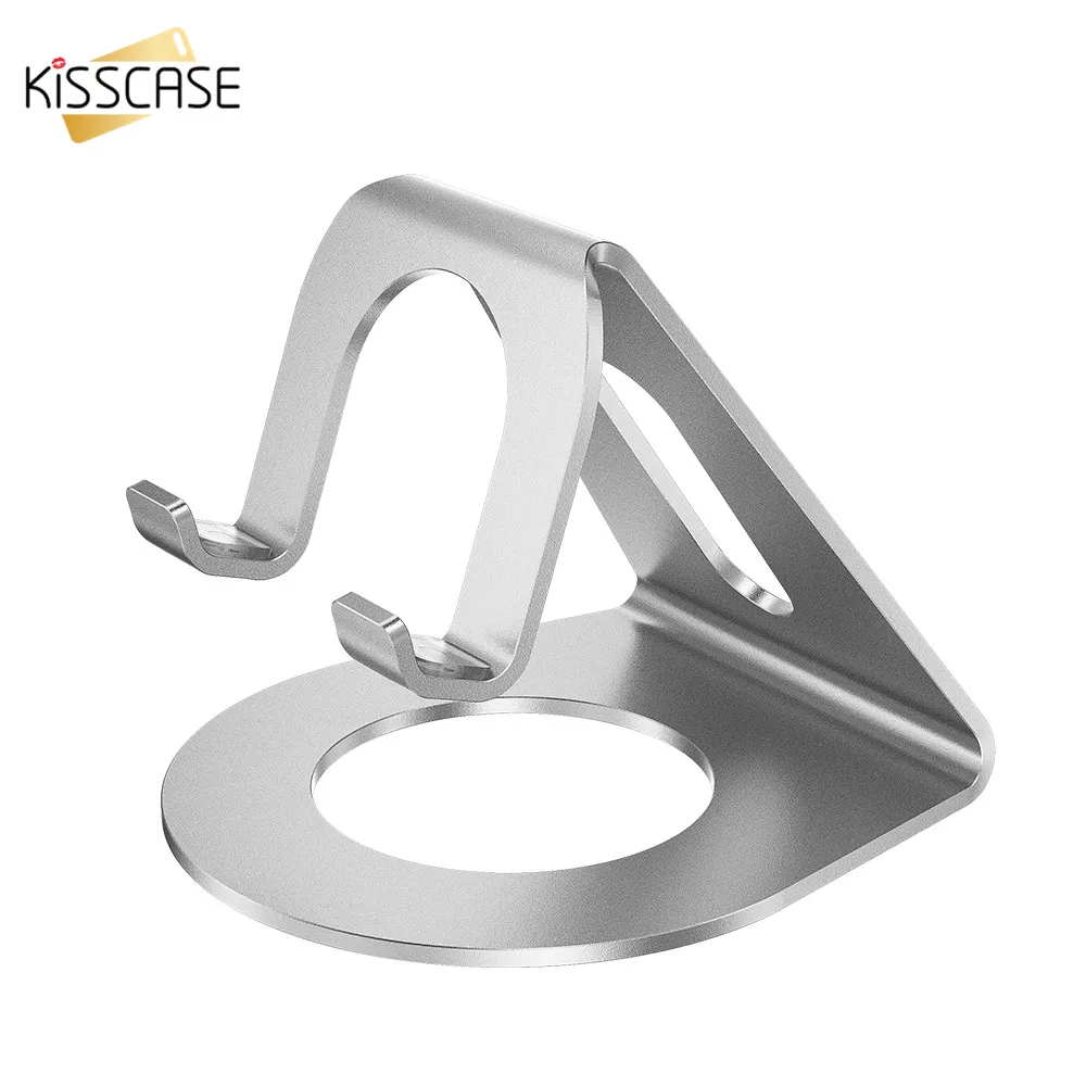 

KISSCASE Universal Phone Holder For iPhone 8 7 6 6s Plus Table Stand For iPad Pro Aluminum Alloy Metal Holder Mobile Phone Stand