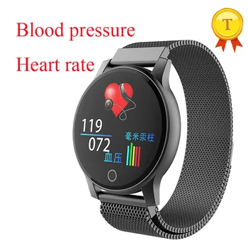 

2019 New smart bracelet smart band blood pressure heart rate monitoring big screen fitness tracker message reminder smart band