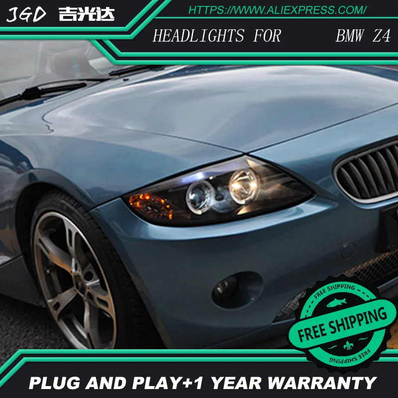 Free shipping ! Car styling LED HID Rio LED headlights Head Lamp case