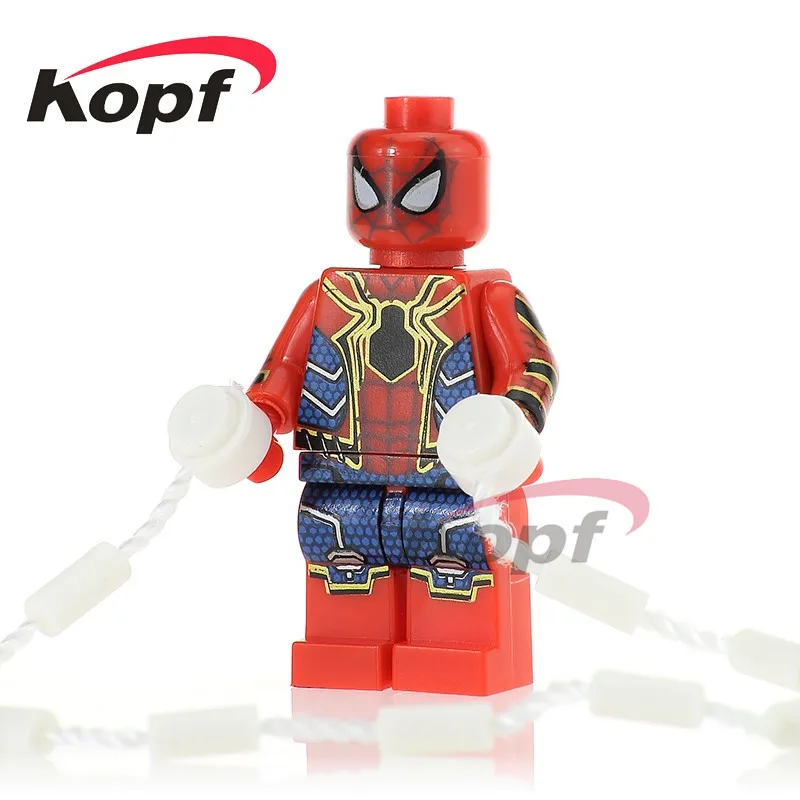 

Single Sale Iron Spider-Man Super Heroes Deadpool Space Batman Spiderman Bricks Model Building Blocks Children Toys Gift PG350