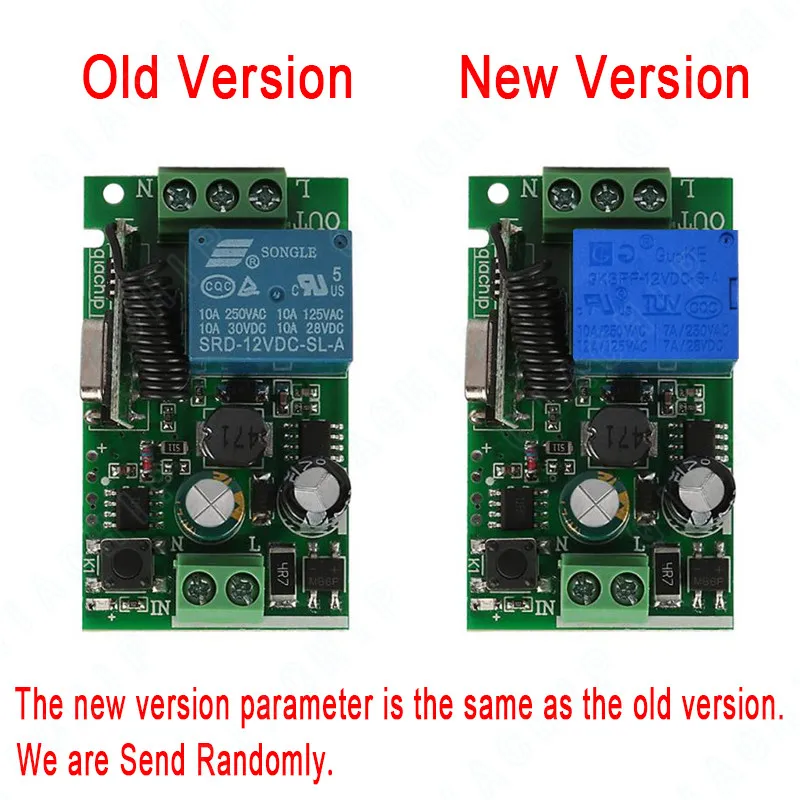 QIACHIP 433 Mhz Беспроводной RF настенный передатчик и AC 110 V 220 V 1 CH Пульт дистанционного управления реле приемник зал спальня свет