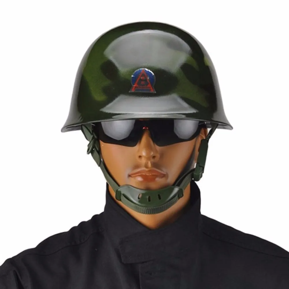 

LESHP Vintage Military FRP Helmet Tactical Protective Antiriot Safety Helmet hard hat Army Equipment Field Security Products