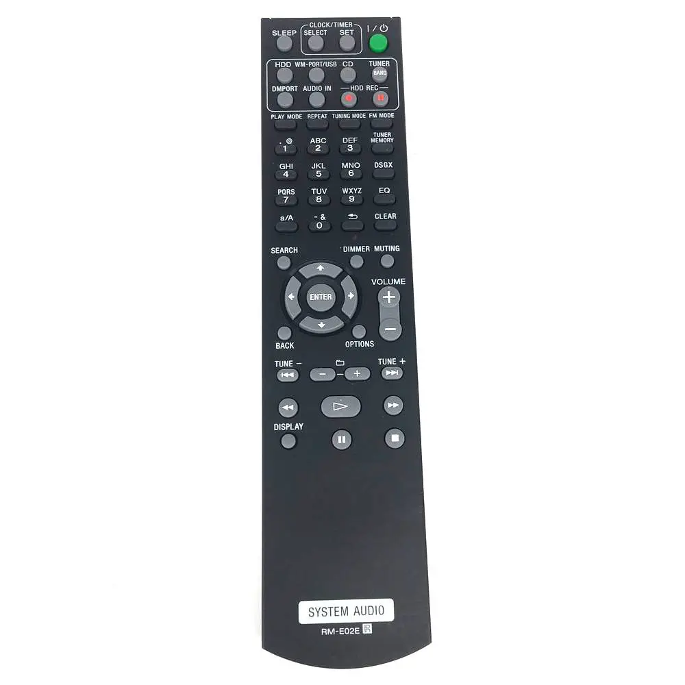 

New Remote Control RM-E02E For SONY AV Player Receiver HCD-E300HD NAS-E300HD