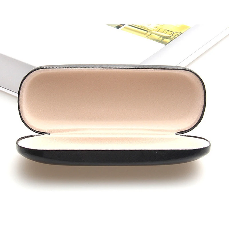 Glasses Case Leather Hard Frame Waterproof for Men
