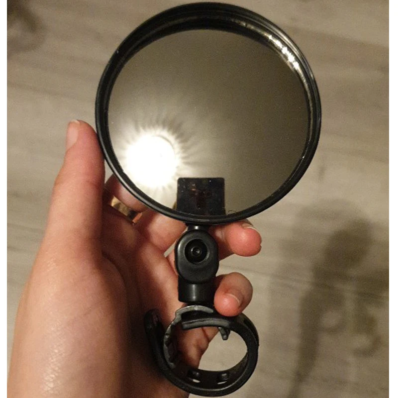 Scooter R/étroviseur pour Xiaomi Mijia M365 Ninebot ES1 ES2 Scooter Qicycle EF1 V/élo Retour Miroir Cycle Sangle Reflex