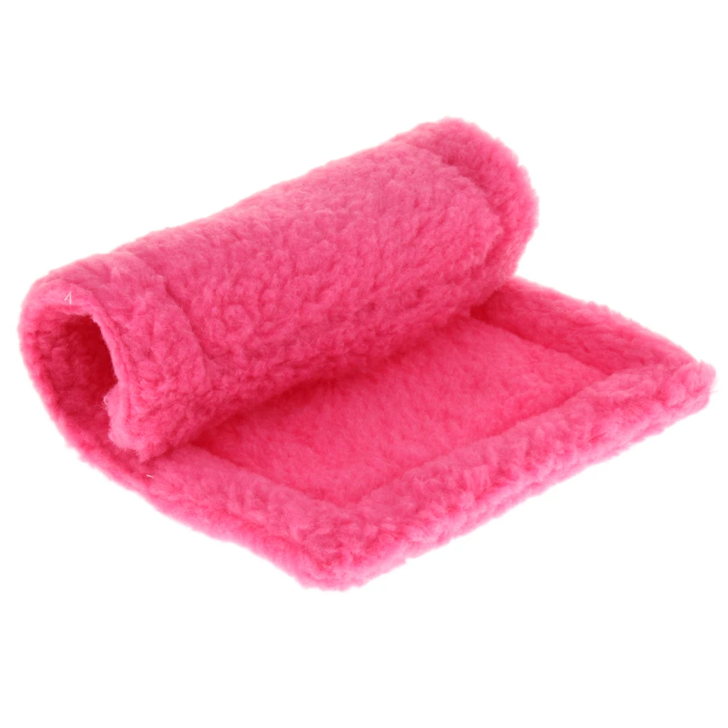 2 Pack Velvet Small Animals Warm Mat for Hamster, Guinea Pig, Ferret