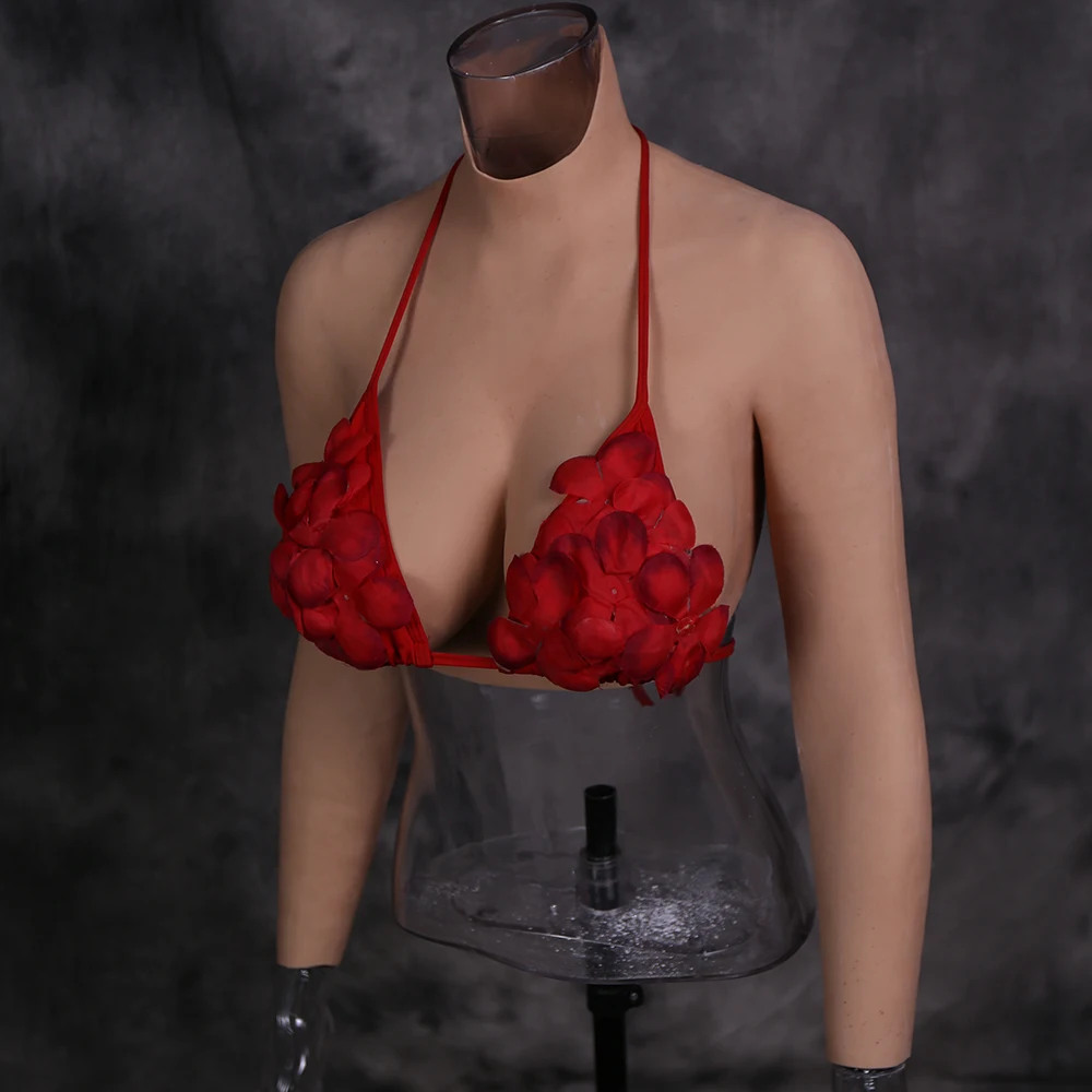 Dokier реалистичные силиконовые crossdressing огромные поддельные груди формы с руками