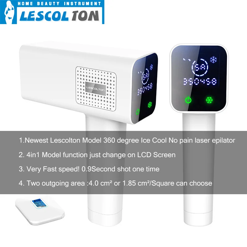 2019 Новый Lescolton Ice cool IPL эпилятор перманентное лазерное удаление волос ЖК-дисплей depilador лазер бикини триммер Фотоэпилятор