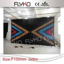 P100 3X6 м, китайские таблетки для секса видео декор для диско клуба led ткань