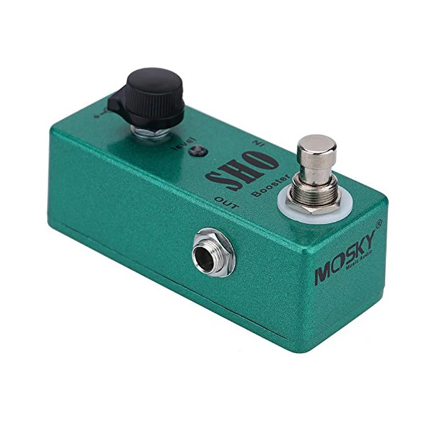 Новый Mosky Mini SHO бустер педаль эффектов для электрогитары с настоящим