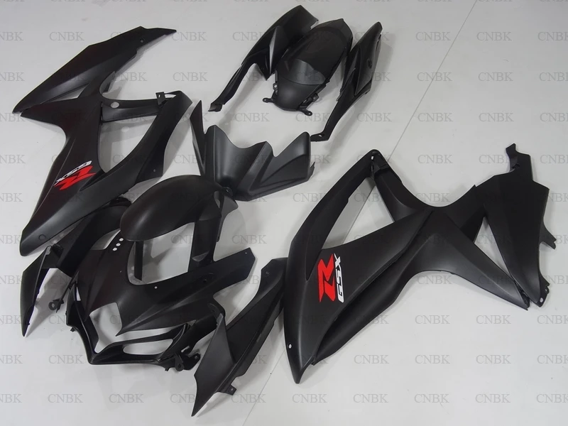 Для Suzuki GSXR750 2008 - 2010 K8 набор для всего тела GSXR 600 матовый черный обтекатель